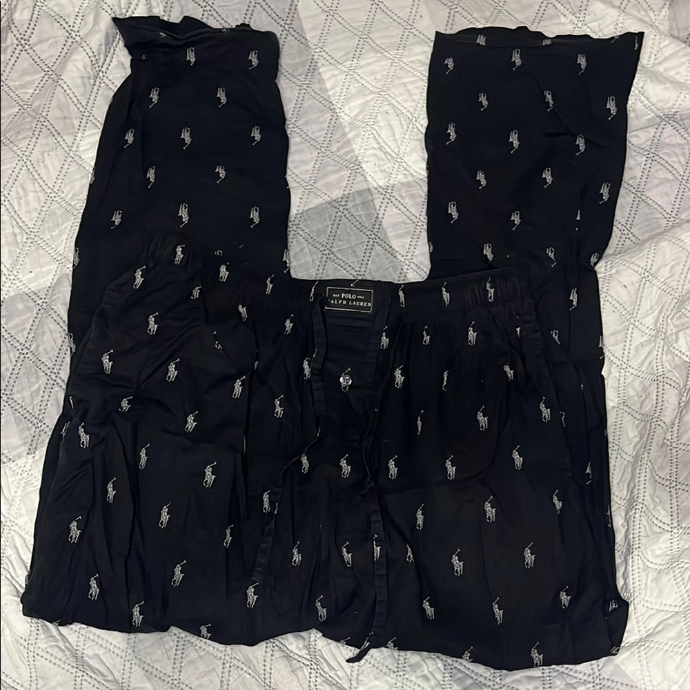 Polo Ralph Lauren Black Pajama Pants